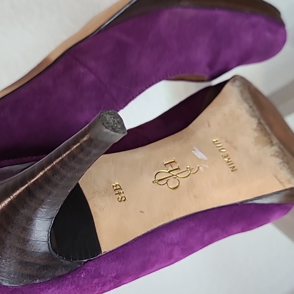 Cole Haan purple suede pumps size 8.5 💜 - Picture 12 of 14